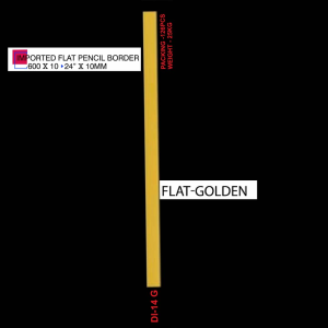 Profile-golden Flate China Border