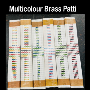 Multicolour Brass Patti